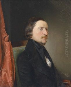 Portrait August Semeleder by August Xaver Karl von Pettenkofen