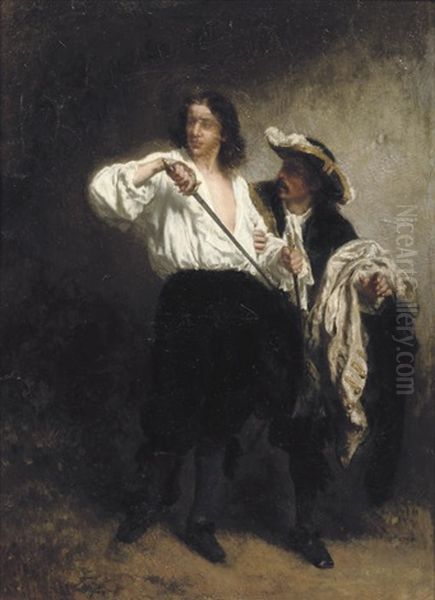 Preparing For The Duel - view 1