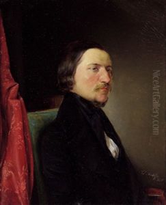 Portrait August Semeleders by August Xaver Karl von Pettenkofen