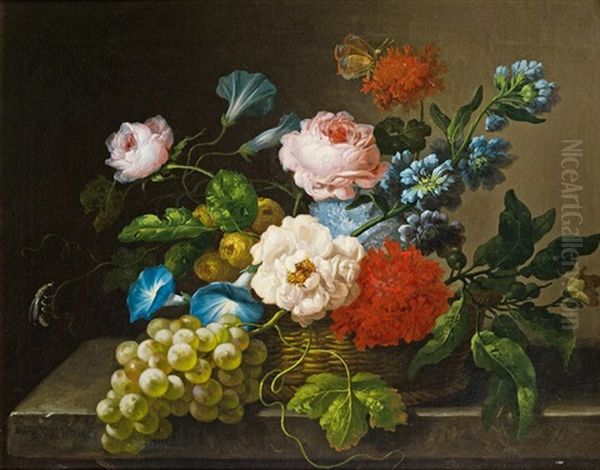 Blumenstuck Mit Fruchten - view 1