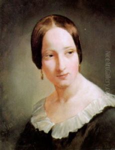 Portrat Einer Jungen Dame
