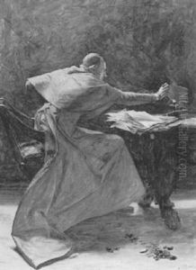 Attending To Correspondence by John Pettie