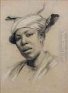 Portrait De Jeune Antillais by Pierre Bodard