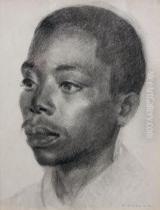 Portrait De Jeune Antillais by Pierre Bodard
