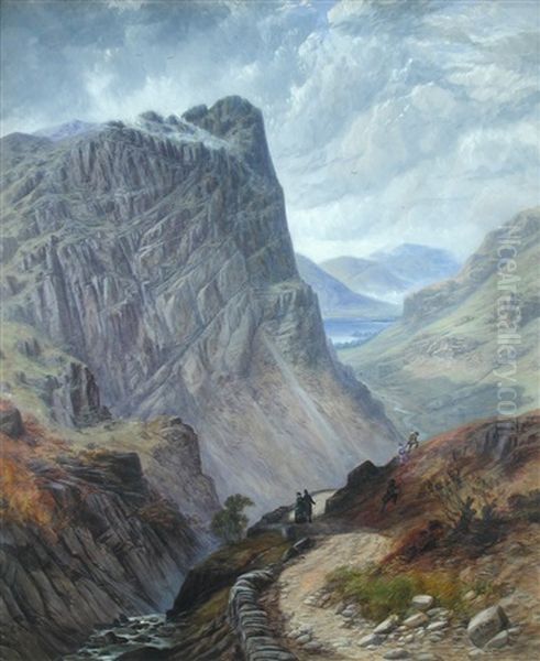 View Of The Honister Pass, Grasmere, Lake District - view 1