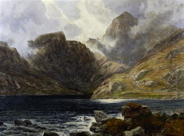 Llyn Llyndaw, Snowdon, North Wales - view 1