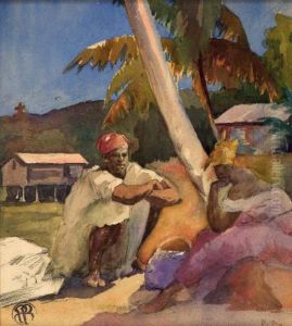 Halte Apres Le Marche by Pierre Bodard