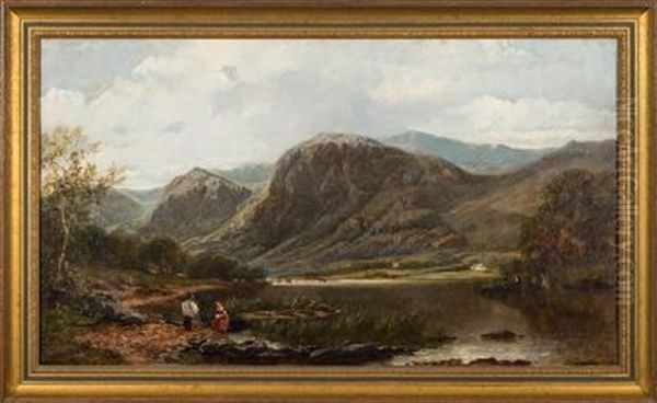 Raven Crag, Thirlmere Cumberland, An Extensive Lake Scene - view 1