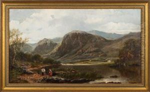 Raven Crag, Thirlmere Cumberland, An Extensive Lake Scene
