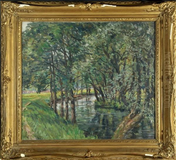 Szene Aus Dem Stadtpark Freising - view 1