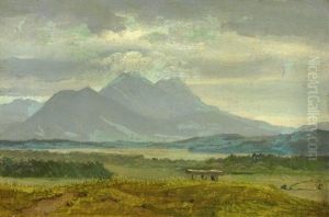 Mountain Landscape Near The River Liri by Fritz Petzholdt
