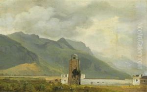 View Of The Italian Alps by Fritz Petzholdt