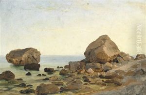 Costal Scenery, Italy by Fritz Petzholdt