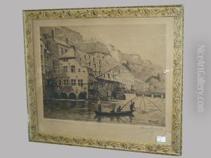Le Vieux Moulin De Sambre by Henry Bodart