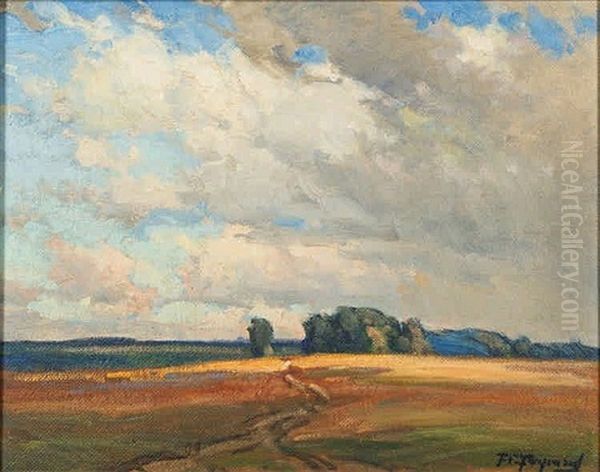 Summer Afternoon Near Dundee, Illinois - view 1