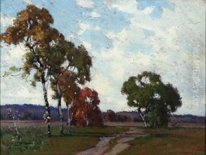 Autumn Landscape by Frank Charles Peyraud
