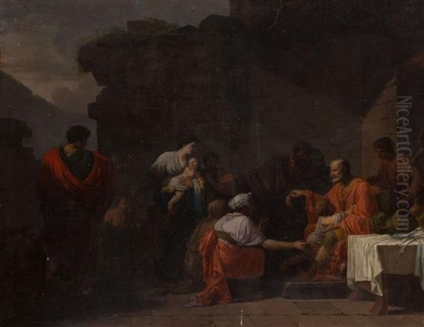 Belisarius Receiving Hospitality From A Peasant - view 1