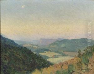 Moonrise Over The Valley by Alfred Conway Peyton