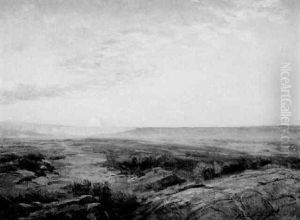 Sunrise Over The Arizona Desert by Bertha Menzler Peyton