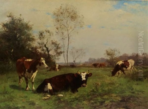 Les Vaches Au Pre - view 1