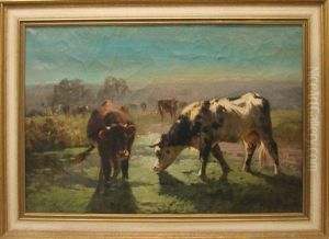 Pastoral Landscape With Cows Pastoral Landscape With Cows