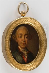 Portrait De L"empereur Pierre Iii De Russie by Lukas Konrad Pfanzelt
