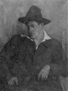 Portrat Des Malers C. Gerhardinger by Conrad Pfau