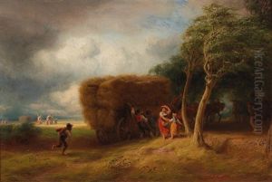 An Approaching Storm by Friedrich Wilhelm Pfeiffer
