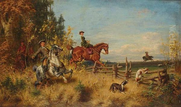 Aristocrats On A Hunt - view 1