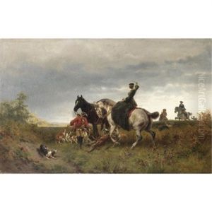 Caccia Al Cervo by Friedrich Wilhelm Pfeiffer