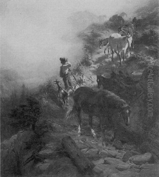 Returning From Pasture - view 1