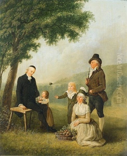 Bildnis Der Familie Des Pfarrers Kramer - view 1