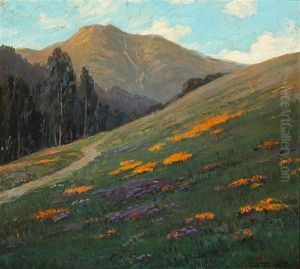 Mt. Tamalpais With Poppies