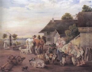 Der Abend Auf Dem Bauernhof Der Abend Auf Dem Bauernhof