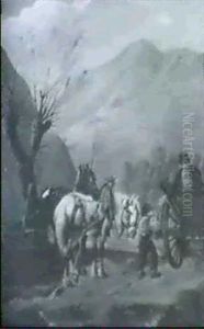 Mittagsrast by Johann Baptist Pflug
