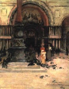 Motiv Aus Venedig by Alfred Edler von Pfluegl