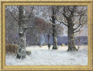 Snowy Morning by Franz Pflugradt