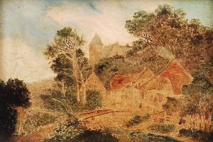 Dorfschmiede by Gustav Pflugradt
