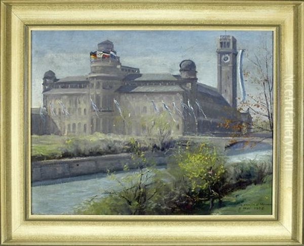 Munchen - Deutsches Museum Mit Isarbrucke - view 1