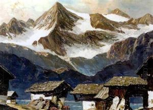 Tiroler Bergdorf by Alois Pfund