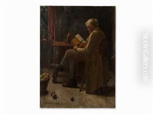Reading Man by Eduard Pfyffer