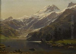Alpenseelandschaft