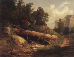 Brunnen Auf Der Alp by Niklaus von Pfyffer
