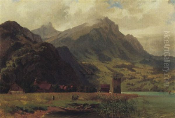 Blick Aus Stansstad, Lopper Und Pilatus - view 1