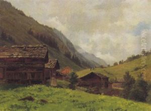 Alphutten Bei Gewitterstimmung