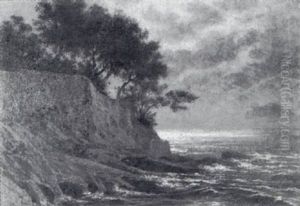 Kustenlandschaft Bei Nervi by Niklaus von Pfyffer