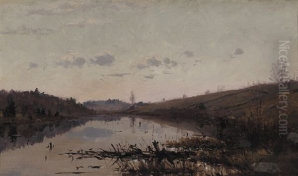 Fishing In Late Autumn - view 1