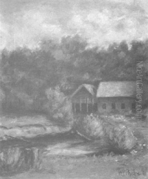House Beside A Creek In An Autumn Landscape - view 1