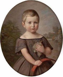Madchen Mit Weintrauben by Leopold Bode