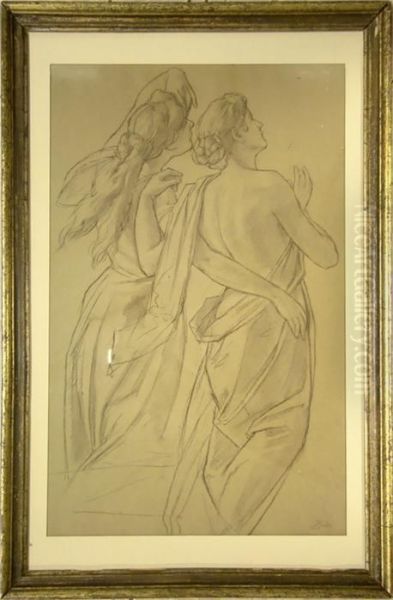 Frauenstudie Inantiken Gewandern - view 1
